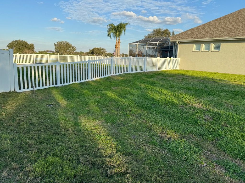 4' H White PVC Picket3" Pickets