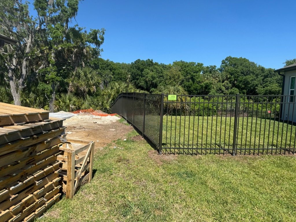 5' H Bronze Aluminum 3-Rail