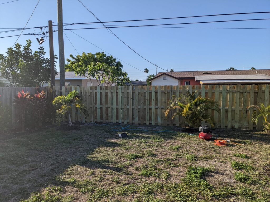 6' H Pressure Treated Wood Shadow Box