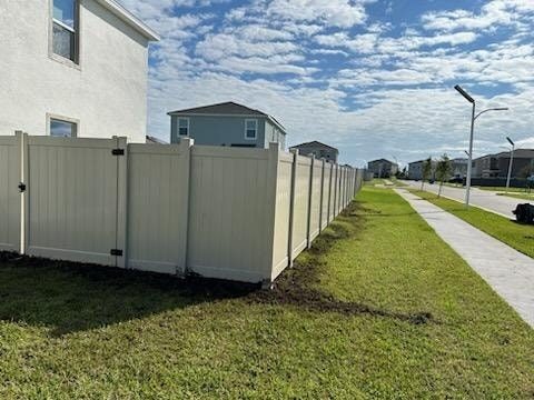 6' H Tan PVC Privacy