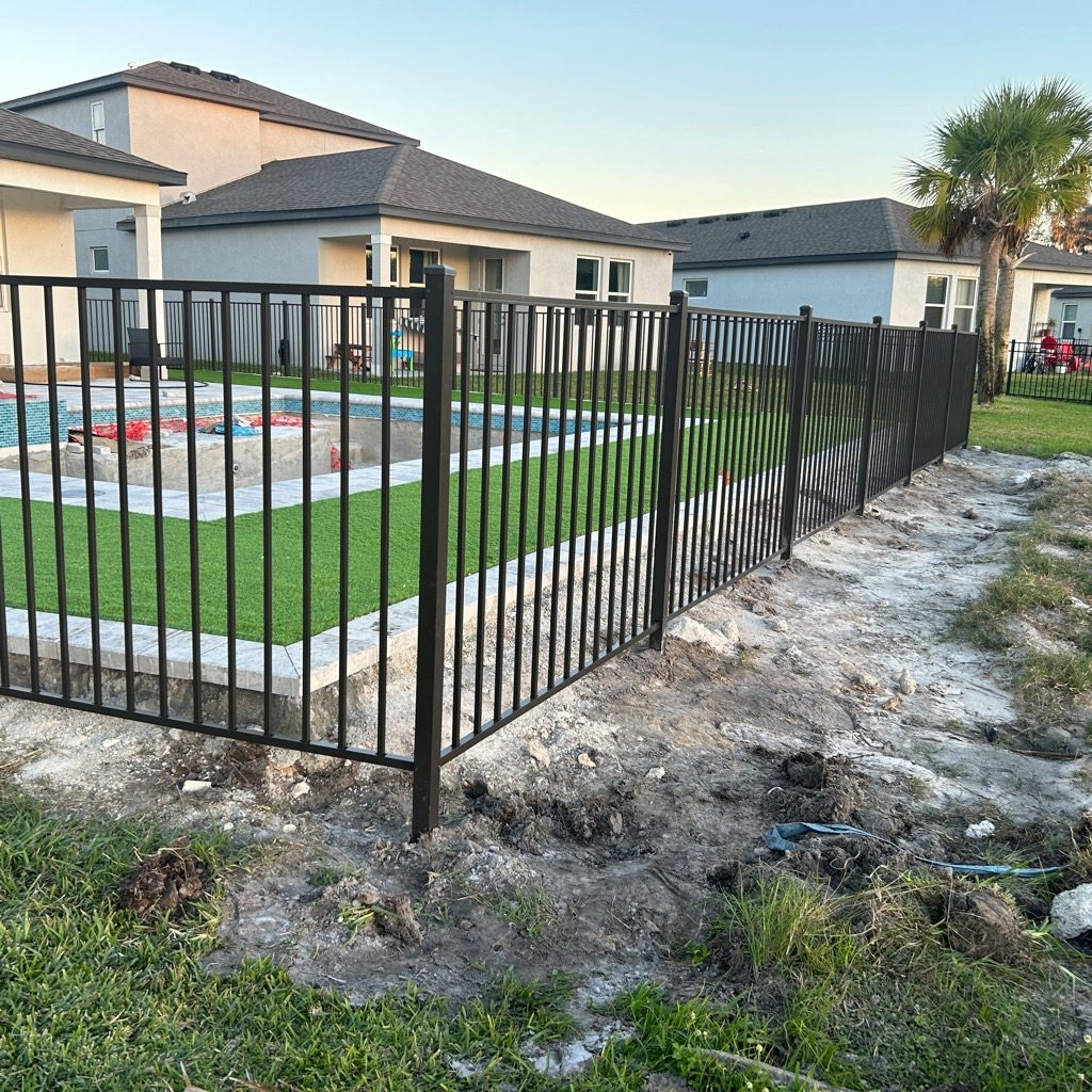 4' H Bronze Aluminum 2-Rail