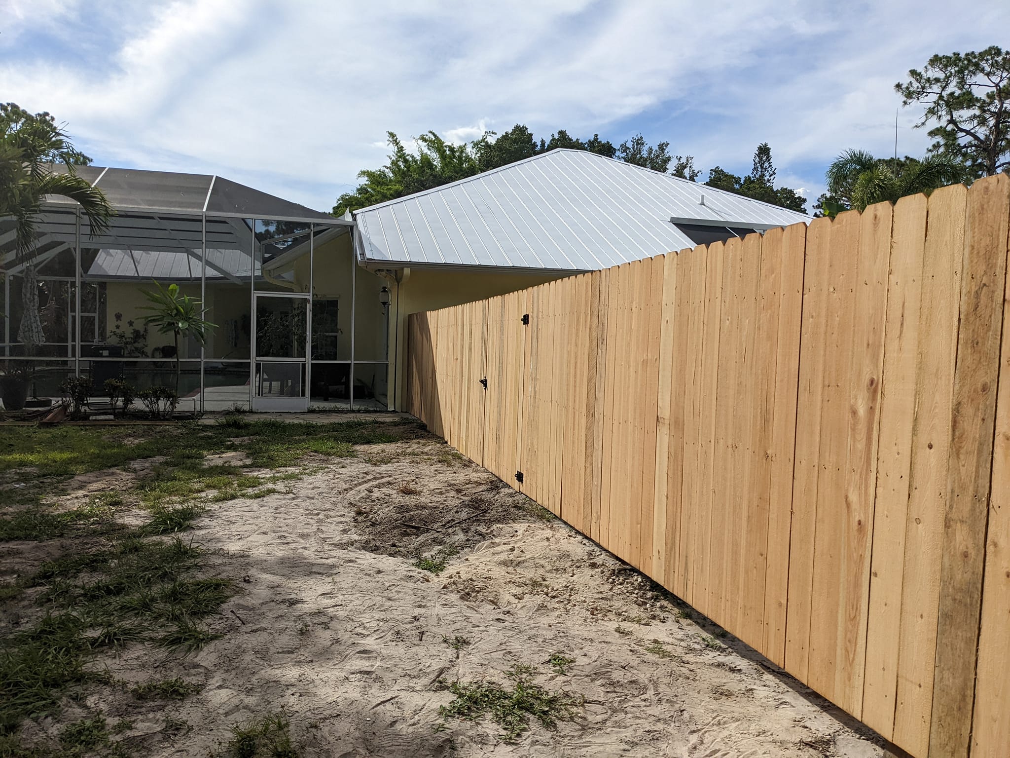 Wood Fences installation by North River Fence